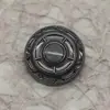 Botones metálicos de goma translúcida estilo Chanel para tops, trajes, suéteres y abrigos de mujer, accesorios de ropa al por mayor