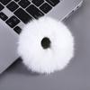 Anillo para el pelo de dona de pelo de conejo cuerda de pelo de visón tocado peludo cuerda para el pelo de felpa versátil accesorios para la cabeza de moda japonesa y coreana