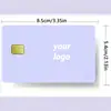Funda Personalizada de Dibujos Animados para Tarjeta de Crédito Personalizada Anti-Rayaduras Sin Burbujas Removible Pegatina para Tarjeta de Débito Reutilizable