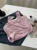 Cárdigan de Punto Fino Casual para Mujer, Estilo Coreano, Falso Dos Piezas con Botones, Versátil, Abrigo Corto, Otoño Temprano 2026