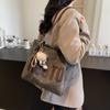 Nuevo Bolso Decorativo de Cadena 2025 Casual con Letras Estudiante Bolso Tote de Mano a la Moda Versátil Bolso de Hombro para Viaje
