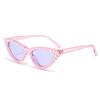 Nuevas Gafas de Sol Disco Multicolor con Caja Incrustada de Diamantes Gafas de Sol de Moda Europeas y Americanas Transfronterizas Gafas Disco Retro Modernas