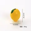 Colgante Llavero 3D Fruta Realista Grande Shangding con Durian, Mangostán, Pitahaya y Mango para Manualidades DIY