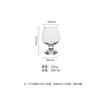 Copo de brandy de vidro de cálcio copo de vinho dividido tamanho banquete copo de barriga grande espessado uísque perna curta copo de vinho XO