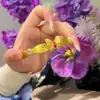 Pulseira Colar Borboleta Pontilhada Diamante Estilo Chinês Fada Banhado a Ouro Real 24K Luxo Acessível de Alta Qualidade Conjunto Versátil de Pulseiras