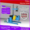 Posicionador de soldagem com rolo de pressão flange de tubo de cotovelo posicionador de soldagem automática anel de elevação de fixação mesa giratória de costura