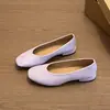 2026 Novos Sapatos Mary Jane Rasos de Deslizar para Primavera/Outono, Sola Macia, para Ir ao Trabalho, Estilo Fada, Versáteis para Mulheres