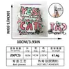 Nuevos Parches de Tela Bordados con Frases en Inglés Personalizadas con Adhesivo Termofusible, Parches Decorativos Lindos de Perro mm, Parches en Stock