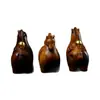 Madeira Raiada Incensário Atrator de Dinheiro Ornamento para Animal de Chá Estilo Chinês Presente Suporte de Incenso Ano do Cavalo Boa Sorte Decoração de Mesa de Chá