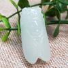 Colgante de jade blanco afgano al por mayor, colgante de jade de cigarra, colgante de jade para hombres y mujeres, suministro de puesto, se venderán regalos