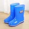 Botas de lluvia para niños Kuangjiaer, minando tesoros, para niños y niñas, forradas de felpa, cálidas, antideslizantes, botas de agua, botas de agua para niños KJ-666