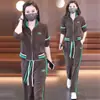 Conjunto deportivo casual de moda para mujer, primavera y otoño 2026 nueva moda elegante sudadera rejuvenecedora conjunto de dos piezas para correr
