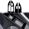 Adecuado para 13-18 Subaru Forester panel elevavidrios de ventana negro piano negro brillante modificación interior de coche