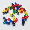 Pode encomendar jogo de tabuleiro DIY cor quadrado peça de xadrez acrílico jogo de dados acessórios brinquedos infantis jóias spot