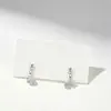 Colgante de mariposa brillante de acero inoxidable, accesorio de colgante DIY que no se decolora, aretes chapados en vacío de 18k