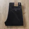 Pantalones casuales de pana gruesa de alta calidad estilo europeo y americano, con estampado de copo de nieve frito, rectos, cálidos, de terciopelo, para hombre