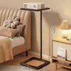 Soporte de proyector de mesita de noche, soporte de suelo para mesita de noche, estante doméstico de pared, mesa de colocación ampliada, estante de almacenamiento de bandeja universal