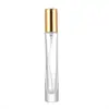 Botellas de Perfume Cuadradas de Alta Gama de 10 ml y 15 ml con Atomizador, Elegantes y Portátiles, Botellas Reutilizables, Materiales de Empaque del Fabricante, En Stock