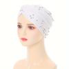 Industria de Sombreros Jian Ying Amazon Aliexpress Nuevo Europeo y Americano Poliéster Moda Casual Sombrero Turbante Sombrero Baotou Venta Directa de Fábrica