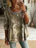 Moda Feminina Europeia e Americana 2026 Estilo Transfronteiriço: Top Vintage Patchwork de Renda com Gola Redonda, Único, Estiloso e Casual para o Verão