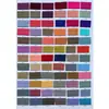 Chaqueta de plumón para niños con banda elástica y borde plegable de 2 cm de color, patrón de tanque grueso, cinturón elástico