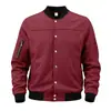 2026 Otoño estilo americano súper ventas retro para hombre holgada casual simple gamuza aviador chaqueta de béisbol
