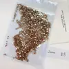 Rhinestones para Uñas Color Champagne de Fondo Plano Paquete Mayorista de 1440 Piezas, Incluyendo Rhinestones para Uñas de Forma Gota de Agua Grande y Pequeña, Cubo, Octágono Largo e Irregular
