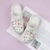 Acessórios para Sapatos com Furo Borboleta Galvanizado Eletrolítico Acessórios DIY Acrílico Cor Versátil Galvanizado Transparente Borboleta Decoração de Cola de Gotejamento