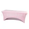 Funda de mesa elástica de spandex y poliéster de 6 pies para banquetes de boda, hotel, hotel y conferencias