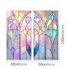 Bl302 Cross-Border Colorfulful Quadrado Adesivo de Vidro Eletrostático Decoração para Casa Fique Vidro Janela Película de Vidro
