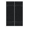 Azulejos de Panel de Pared Vintage Estilo Francés 400x1200 para Baño Pasillo Pared Inferior Azulejos Zoclo Negro Azulejos Decorativos de Media Pared