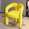 Silla de Maquillaje para el Hogar Estilo Crema Celebridad de Internet Taburete de Tocador Silla para Salón de Uñas Silla Sencilla para Dormitorio Celebridad de Internet Silla Individual Little Red Book