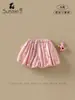 Shorts para Niña 2026 Verano Nuevo Estilo Ropa para Bebés y Niños Pequeños Pantalones Bombachos a Cuadros Pantalones de Linterna para Bebé Pantalones Casuales