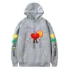 2025Bad Bunny Bad Boy Impresión 2D Sudaderas Sueltas Europeas y Americanas de Cuello Redondo para Hombres y Mujeres Sudaderas