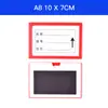 Etiquetas magnéticas, cartões de material, cartões de identificação para quadro branco, placas de identificação para armazém, placas de zoneamento, crachás, etiquetas magnéticas para armário de arquivos