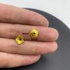 Accesorios de joyería de aleación DIY pétalos huecos soporte de flores cuentas espaciadoras para pulsera cuentas de posicionamiento material de capullo de flor V149