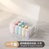 Caixa Pequena Transparente Caixa de Armazenamento para Miudezas Organizador de Cartas para Mesa com Tampa Mini Caixa de Armazenamento Retangular para Quarto