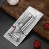 Pelador de acero inoxidable tres piezas rallador multifuncional para el hogar pinza para el pelo de pato cuchillo de fruta pelador melón y fruta Rallador