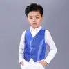 Chaleco de Lentejuelas para Niños Ropa de Baile Hip-Hop Jazz Performance Ropa de Baile de Pasarela Ropa de Performance para Niñas Niños