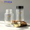 Botellas de Vidrio Transparentes de Boca Ancha, Botellas de Vidrio para Cápsulas, Botellas Dispensadoras Selladas de Gran Capacidad Grado Alimenticio, Varias Especificaciones en Stock