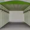 Toldo Eléctrico Deslizante Grande Personalizado para Cancha de Baloncesto al Aire Libre, Toldo Eléctrico Deslizante para Pasillos de Fábrica, Toldo Eléctrico Elevado para Lluvia