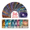Nuevo juego de 36 cartas oráculo de fantasía transfronterizo con estética floral y misteriosa, todo en inglés, cartas decorativas disponibles para venta al por mayor