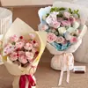 Papel Floral Espesado con Pétalos Rasgados a Mano, Papel de Envoltura para Flores, Materiales de Arte Floral, Arte para Ramos, Papel de Envoltura para Flores Frescas