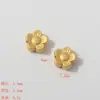 Bolsa de la Suerte de Oro Arena Antigua Accesorios para Manualidades Mini Flor de Ocho Direcciones Riqueza Pulsera Collar Accesorios para Tejer Venta al por Mayor