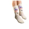 Calcetines personalizados, calcetines de media pantorrilla para mujer transfronterizos, calcetines de baloncesto otoño/invierno, calcetines largos para pareja, calcetines deportivos negros y blancos para hombre de calidad de exportación