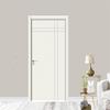 Recrutamos sinceramente revendedores vendas diretas de fábrica estilo simples PVC plano sem pintura conjunto interno porta de quarto plana