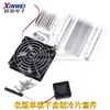 Kit de refrigerador electrónico DIY de 12V, termostato semiconductor, disipador de calor, módulo de enfriamiento, kit de mini refrigerador y aire acondicionado