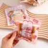 Bolsa simple para empaquetar galletas, linda bolsa para pasteles de copo de nieve, empaque para hornear para dulces y bocadillos pequeños, bolsa autosellante