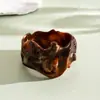 Pulsera geométrica plisada de acrílico degradado estilo europeo y americano exagerado, pulsera de muñeca de moda personalizada transfronteriza, joyería de nicho de alta gama para mujer