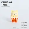 Palomitas de Animales 3D Simuladas Lindas Mascotas Creativas Accesorios DIY Colgante Hecho a Mano Adornos Pequeños de Escritorio Decoraciones